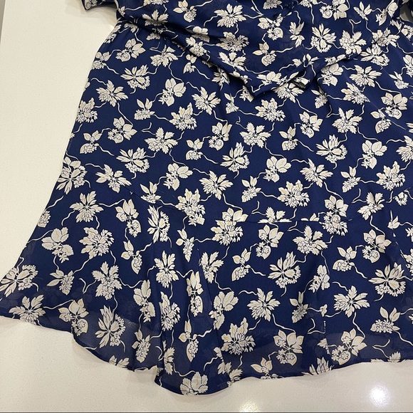 Shoshanna Navy Avila Night Out Silk Dress 2 - Picture 3 of 7